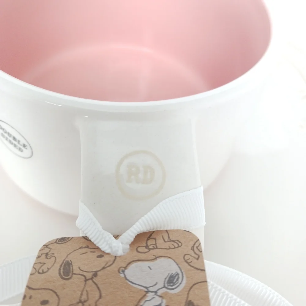 Rae Dunn × Peanuts Puppy Life Ceramic Dog Dish Bowl Mug